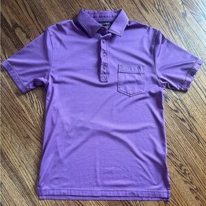 Travis Mathew Lavender Polo Shirt